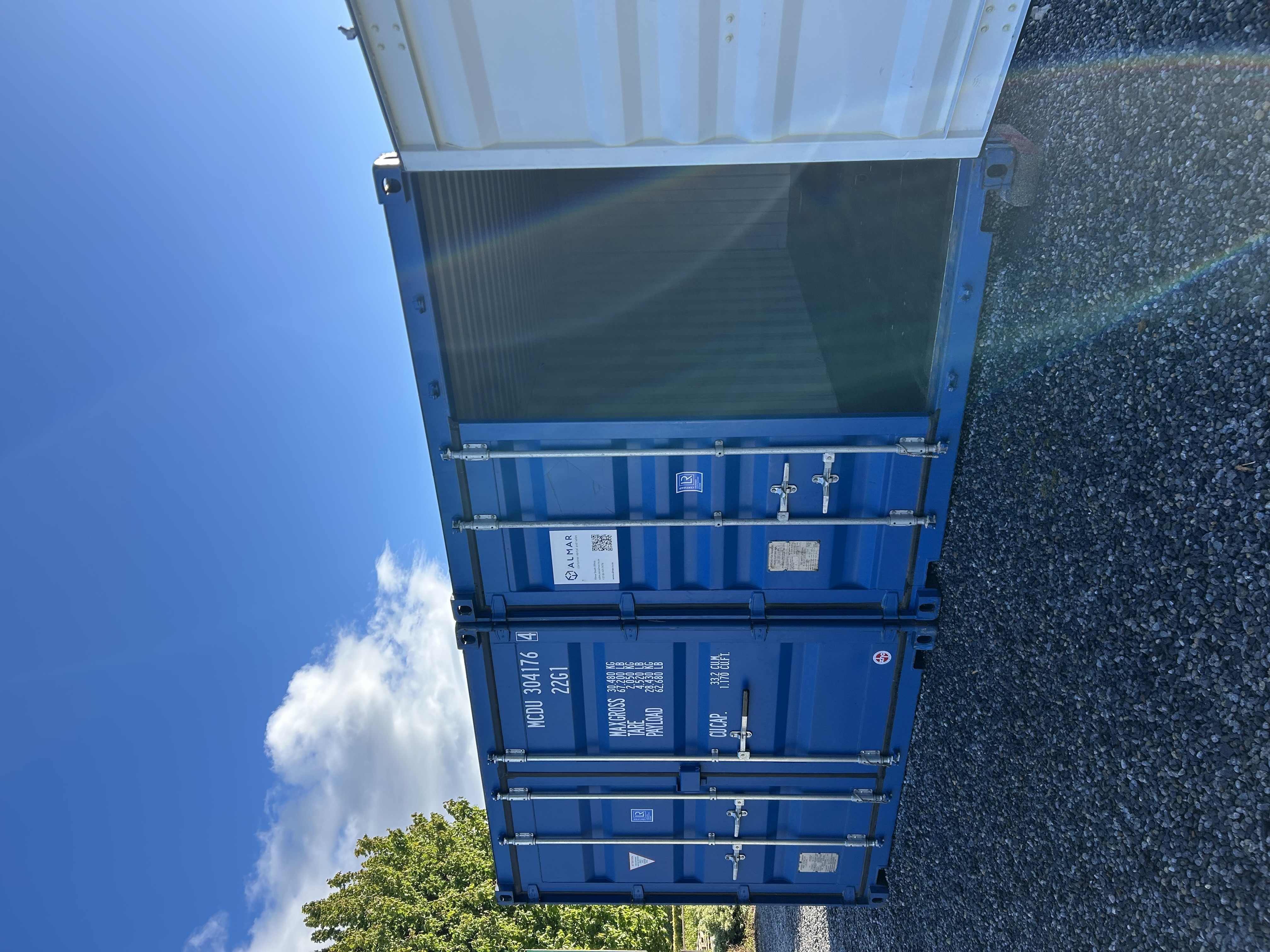 20ft storage container at Vector Storage Solutions, Mullingar
